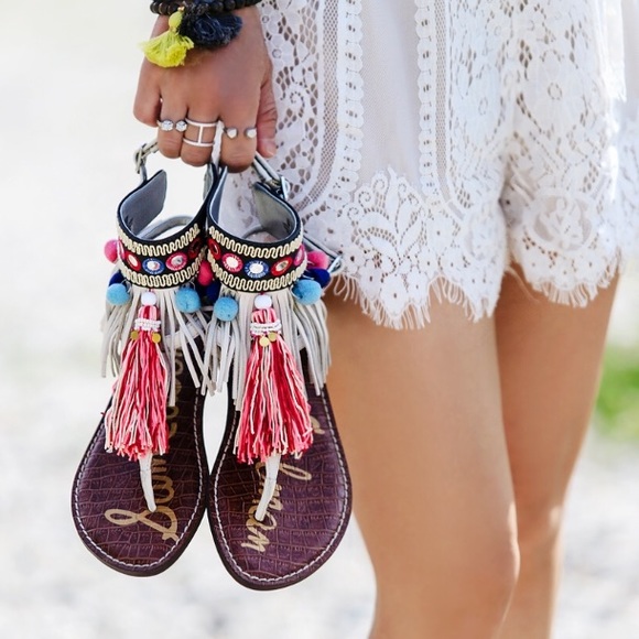 Sam Edelman Gere Sandals Ivory