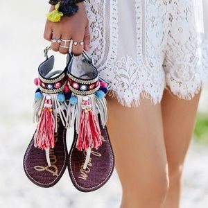 Sam Edelman Gere Sandals Ivory