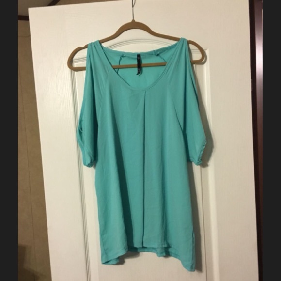 Love culture turquoise top