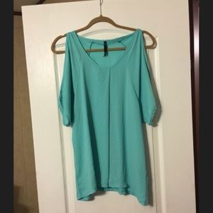 Love culture turquoise top