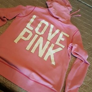 Sweat-shirt Noir Femme Pink By Victoria's Secret Taille L - Occasion Très Bon état