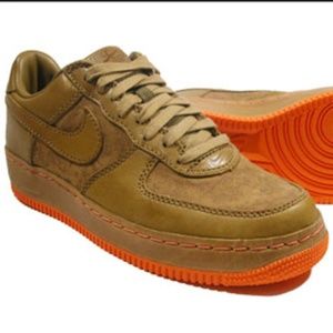 Rare Nike Air Force 1 tan Sneakers