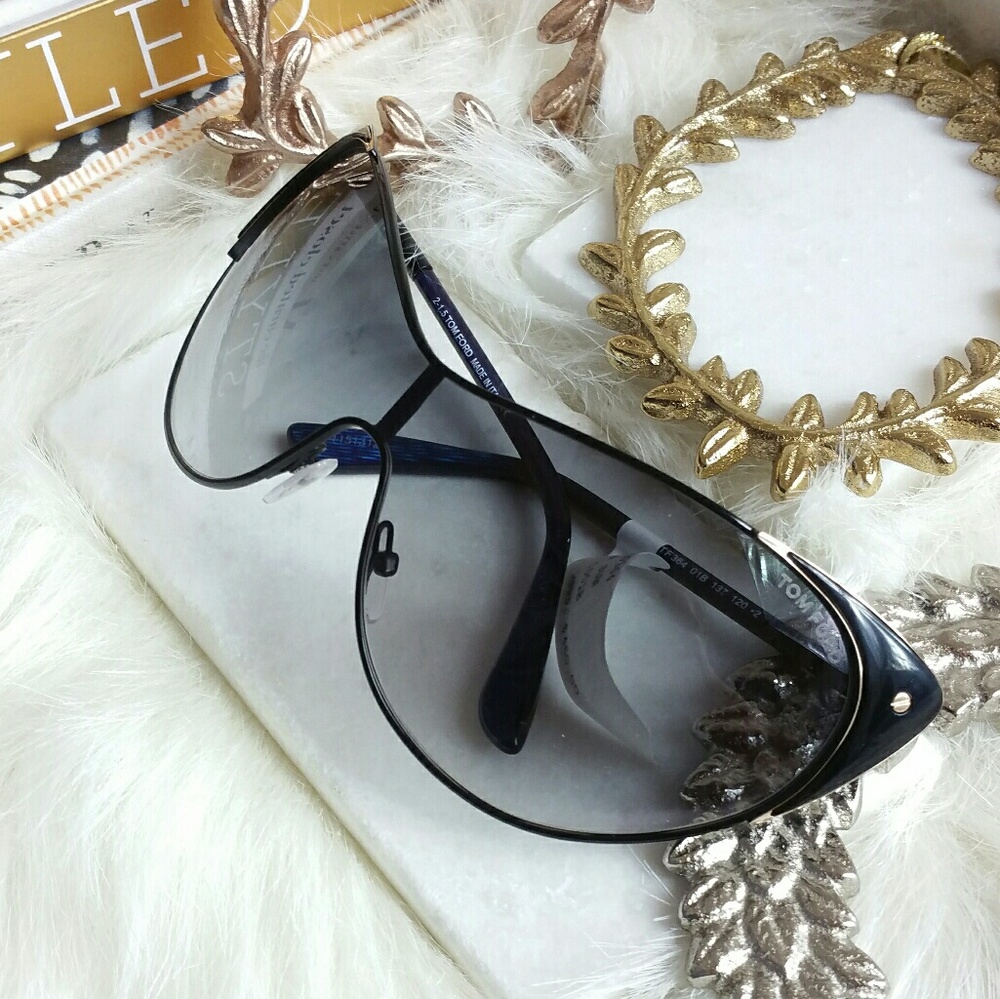TOM FORD cat eye metal sunglasses