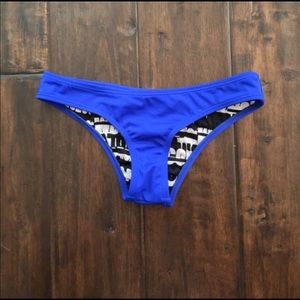 Royal Blue Cheeky Swim Bottoms