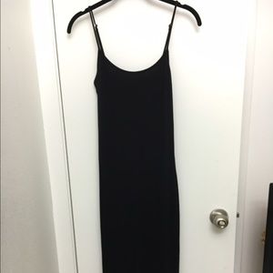 Black maxi dress