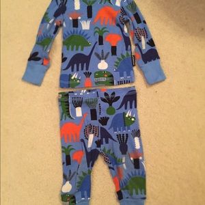 Marimekko Two Piece Blue Dinosaur Set. Size 12 mth
