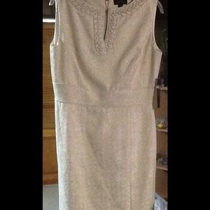 NEW - Tahari Cream Sparkle Cocktail Dress