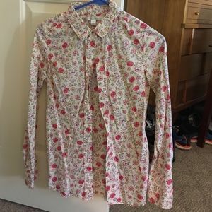 Lauren Conrad floral blouse