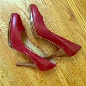 Nine West Rocha Pump, 7.5, Red