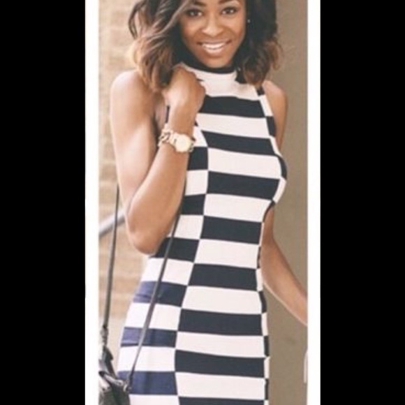 NWT Sexy black and white dressπ₯π₯REDUCED π₯π₯ - Picture 2 of 2