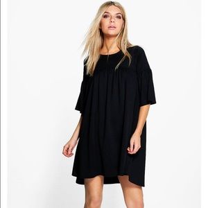 BooHoo Ruffle Shift Dress