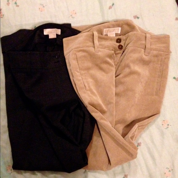 1 HOUR SALE MICHAEL KORS DRESS PANTS SZ 6 (2PAIRS)