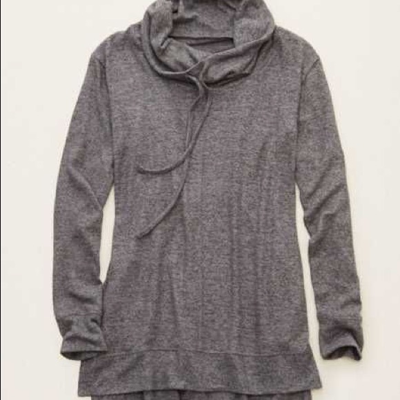 Aerie Soft Cowlneck Sweater Sweatshirt