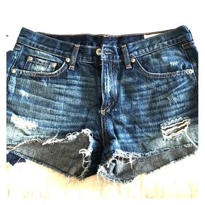 Rag&bone denim cutoffs- size 27