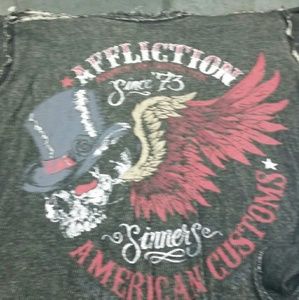 Affliction long sleeve tee