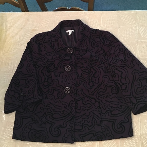 Dress Barn lined jacket-like new cond