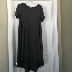 Charcoal grey Carly by LuLaRoe.