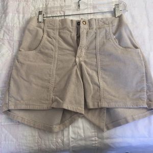 American Apparel cord shorts