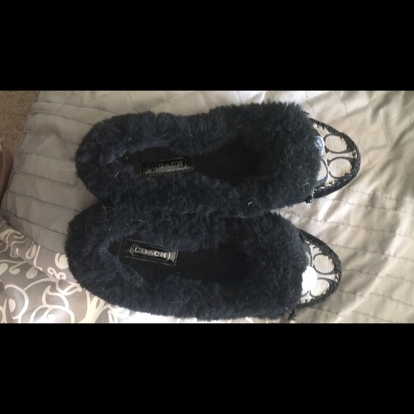Coach slippers