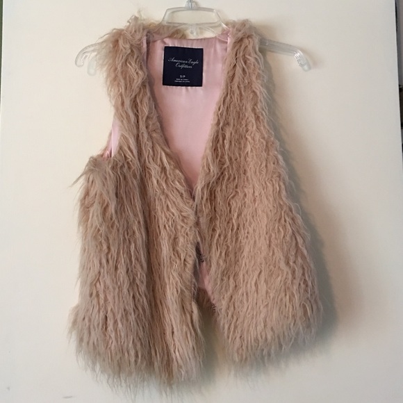Faux fur vest