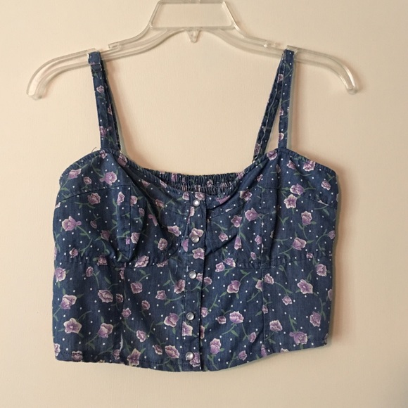 Floral crop top