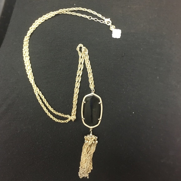 Long Kendra Scott pendant necklace with tassel!