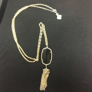 Long Kendra Scott pendant necklace with tassel!