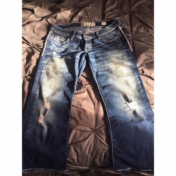 BKE Stella Cropped Jeans. Size 28.