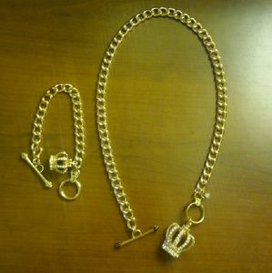 Juicy Couture Necklace & Bracelet Set