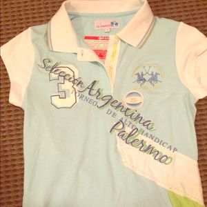 La Martina Light Blue Collar Shirt