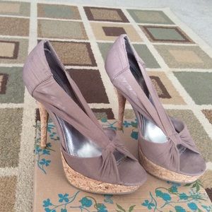 BAMBOO Mesh Peep Toe