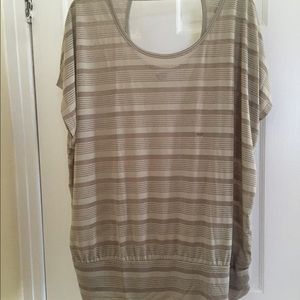 Lane Bryant Shadow Stripe Tee