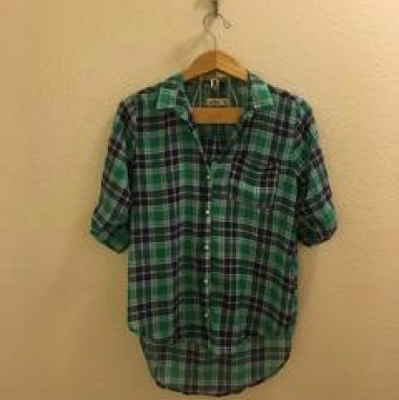 Hollister Plaid Button Down