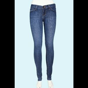 Regular blue tone skinny jeans