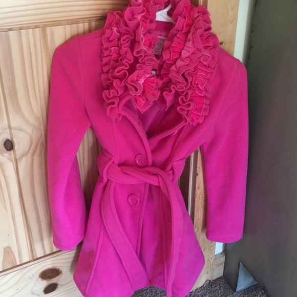 Dressy pink girls coat!