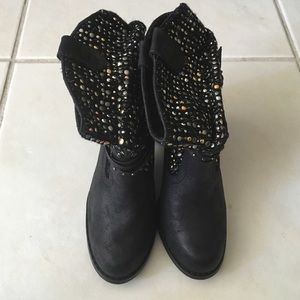 Top Rated Shoes - Not Rated Brand New Embellished Boots Heels Top Rated Shoes - Not Rated Brand New Embellished Boots Heels