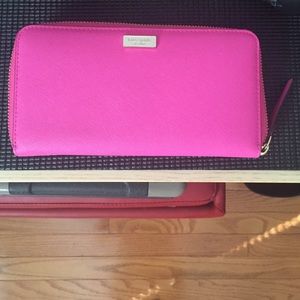 Hot Pink Kate Spade wallet