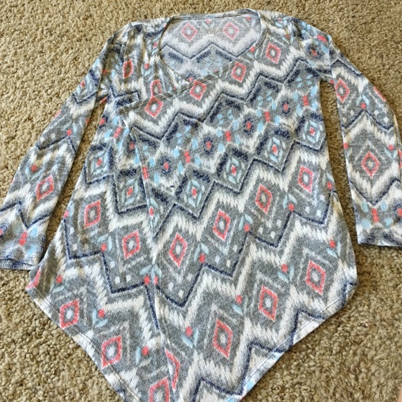 Final Price!! Girls Justice Aztec Cardigan