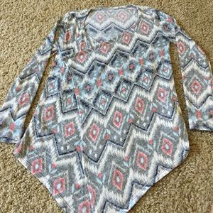 Final Price!! Girls Justice Aztec Cardigan