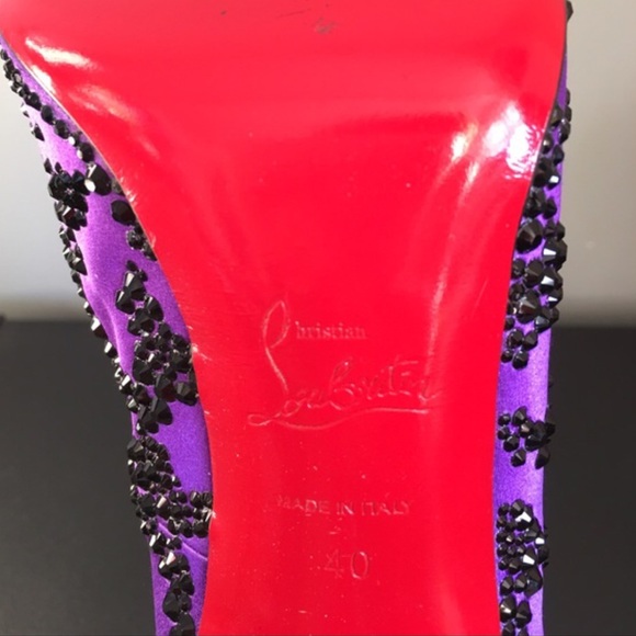 *SOLD* Christian Louboutin Swarovski  Pumps - Picture 3 of 4