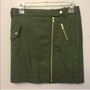 J crew zipper mini size 00