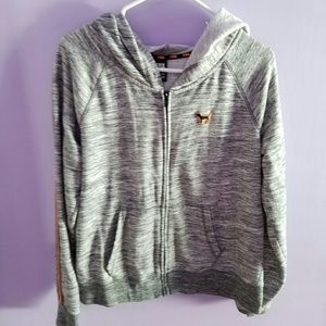 VS Pink full zip hoodie.