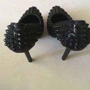 Steve Madden Shoes - Steve Madden Black Metal Spiked Heel Steve Madden Shoes - Steve Madden Black Metal Spiked Heel