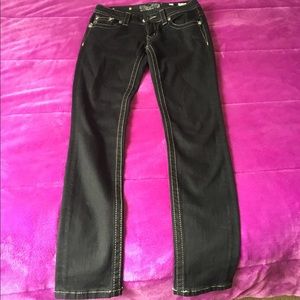 Miss me black skinnie jeans size 27