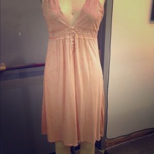 Pink lace Rock Etiquette dress