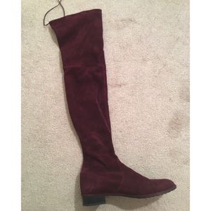 Stuart Weitzman Suede over the knee boots
