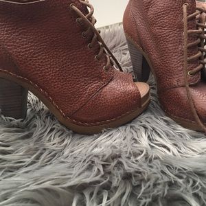 Lucky Brand Leather Booties
