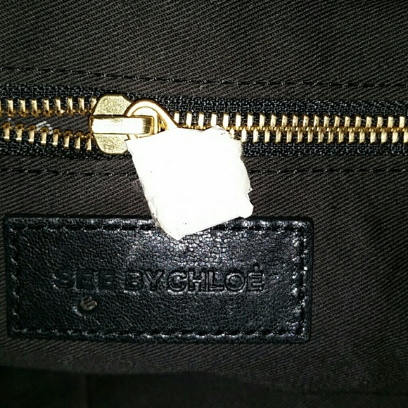 NWOT See By ChloeMetallic Brown Handbag - Picture 3 of 4