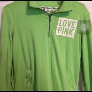 Bundle!! *Pink* Green sweatshirt & blue tank!