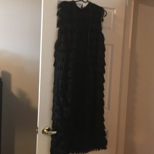 Long H&M fringe vest